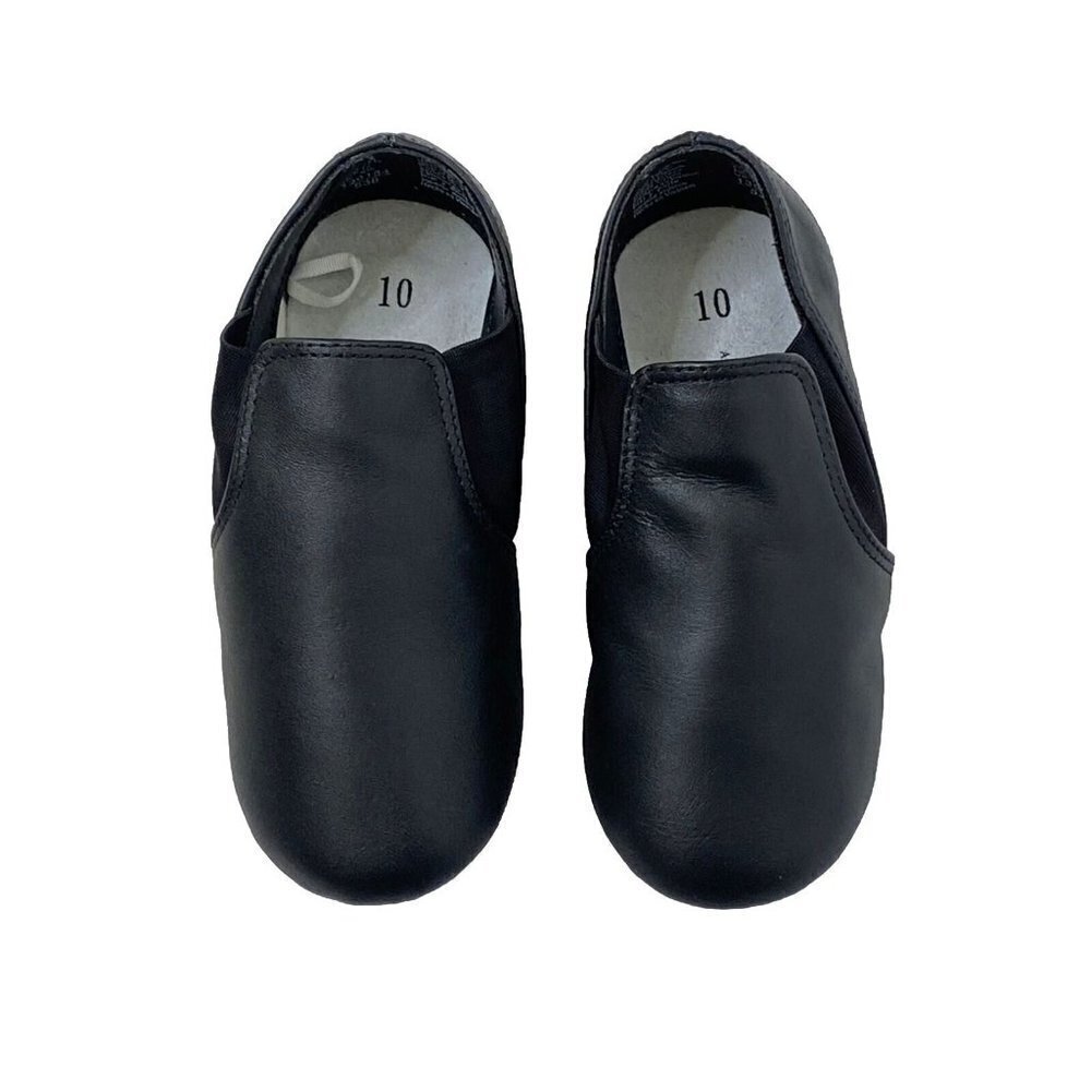 ABT American Ballet Spotlights Girls Twin Gore Jazz Slip-On Shoes size 10 Black